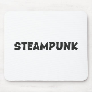 Tapis de souris en typographie d'art vintage Steam