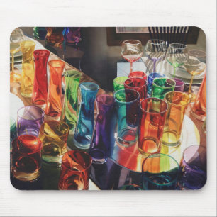 Tapis de souris en verre d'art de "fascination"