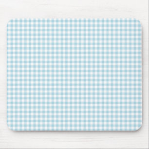 Tapis De Souris En vichy bleu pâle