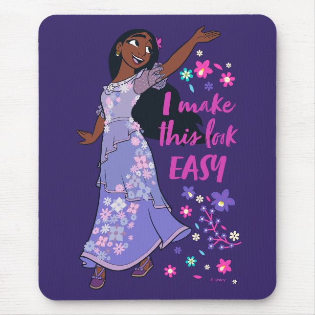 Tapis De Souris Encanto | Isabela - J'Ai Rendu Ça Facile (Devant)