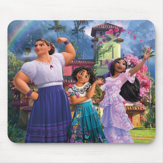 Tapis De Souris Encanto | Luisa, Mirabel et Isabela (Devant)