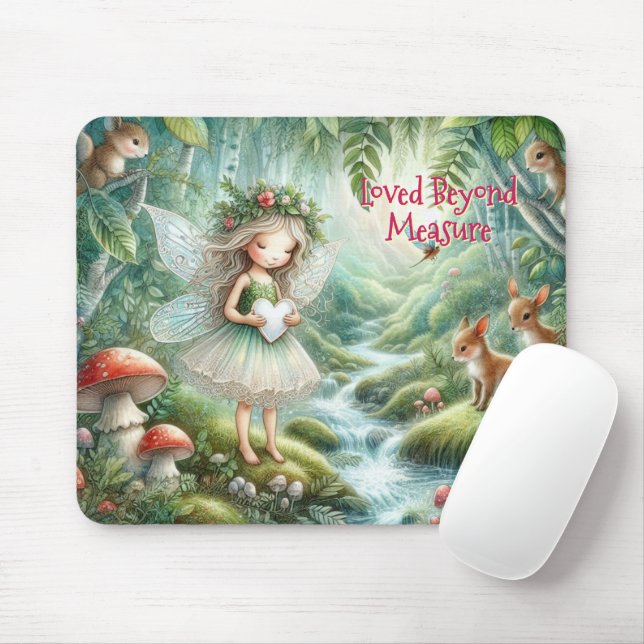 Tapis De Souris Enchanted Woodland Fairy Mouse Pad (Avec souris)
