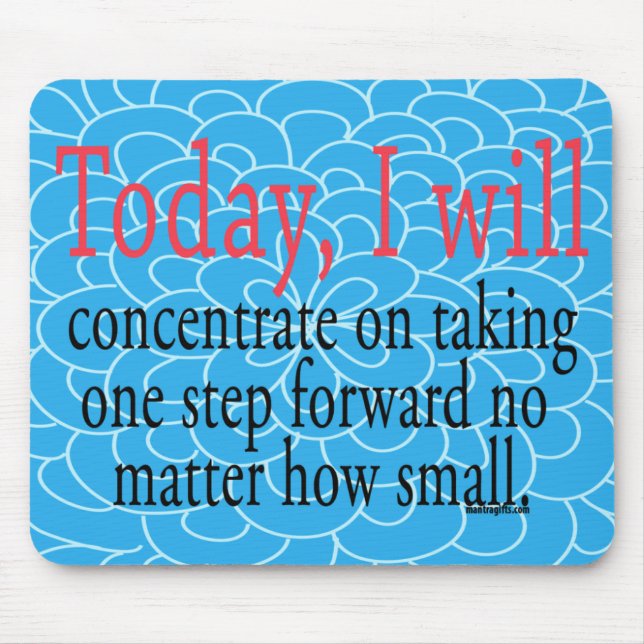 Tapis De Souris Encouragement inspiré (Devant)