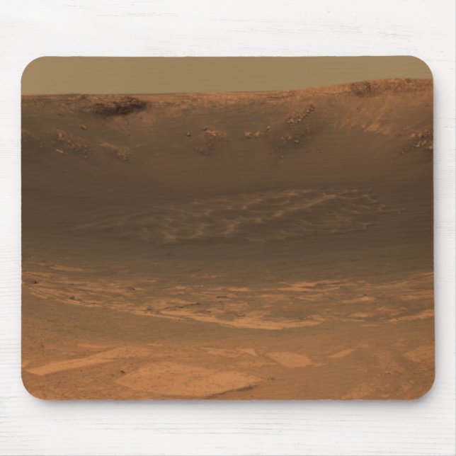 Tapis De Souris Endurance du cratère d'impact à la surface de Mars (Devant)