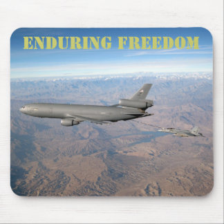 Tapis De Souris Enduring Freedom un KC-10 réfute un mousepad FA-18