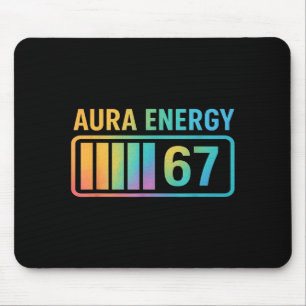 Tapis De Souris Énergie Aura 67 Gen Alpha 6 7 Meme Infinite Rizz S