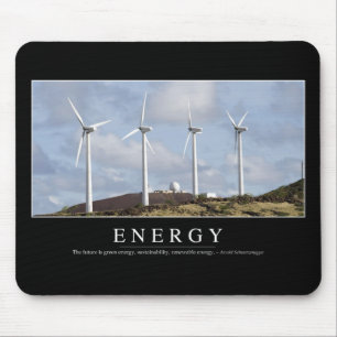 Tapis De Souris Énergie : Citation inspirée