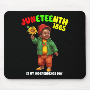 Tapis De Souris Enfant Africain Garçon Et Fille Est Mon Jour De L'