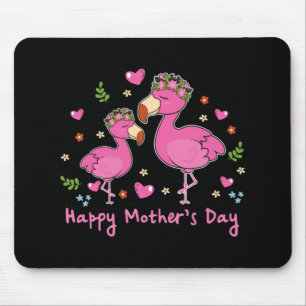 Tapis De Souris Enfant Bonne Fête des mères Flamant rose Oiseau Gr