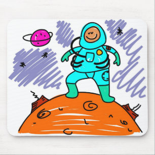 Tapis De Souris Enfant d'astronaute