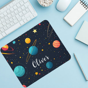 Tapis De Souris Enfants de l'espace extra-atmosphérique Planètes m