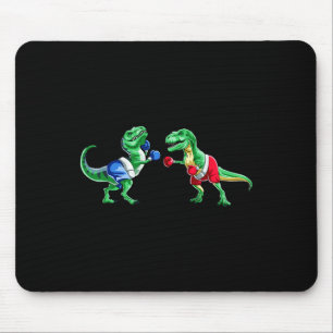 Tapis De Souris Enfants Dinosaure Boxe T Rex T Chemise Gants Cadea