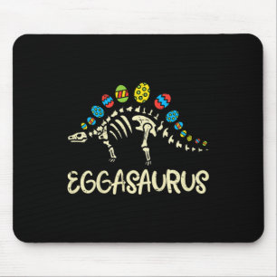 Tapis De Souris Enfants Eggasaurus Pâques Stegosaurus Dinosaure Ga