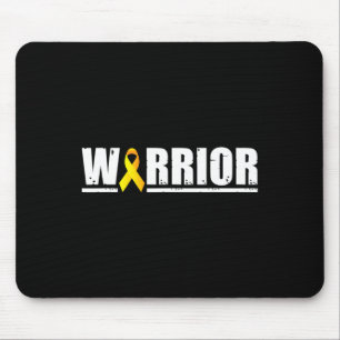Tapis De Souris Enfants Enfance Cancer Guerrier pédiatrique Golden
