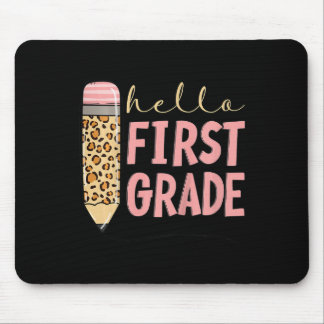 Tapis De Souris Enfants Premier Jour De Filles À L'École Retour À