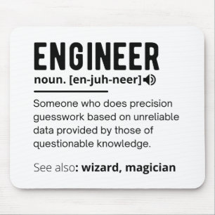 Tapis De Souris Engineer Definition Engineering Gift