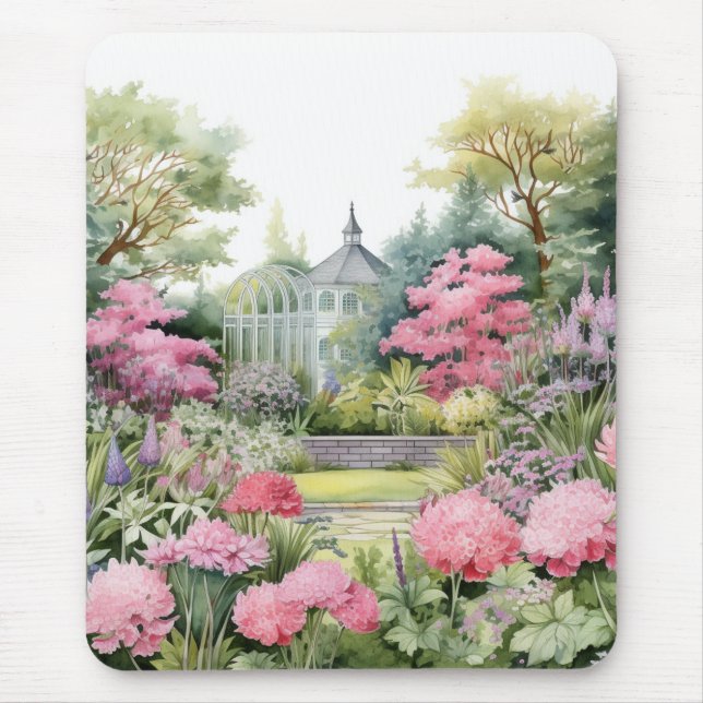 Tapis De Souris English Garden Landscape (Devant)