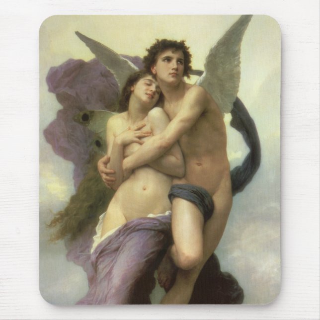 Tapis De Souris Enlèvement de Psyché par Bouguereau (Devant)