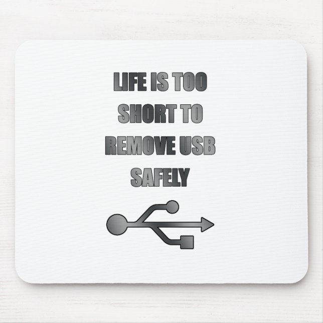 Tapis De Souris enlevez USB sans risque (Devant)