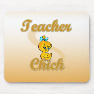 Tapis De Souris Enseignant Chick