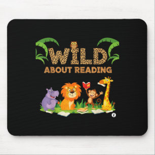 Tapis De Souris Enseignants Fou de Lecture Jour de Lecture pour le