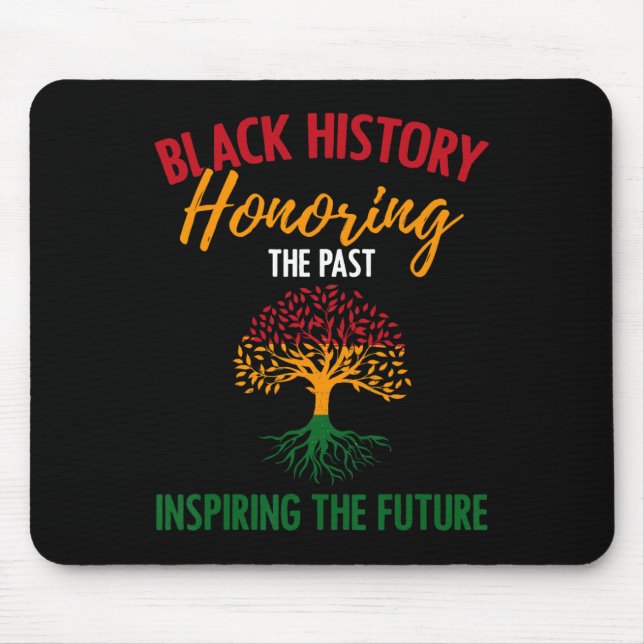 Tapis De Souris Enseignements Inspirants d'Histoire des Afro-Améri (Devant)