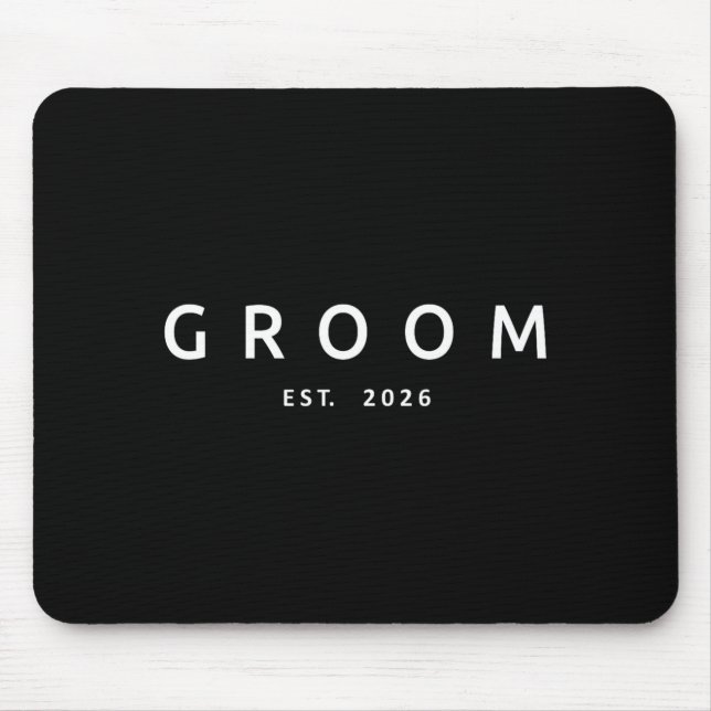 Tapis De Souris Enterrement de vie de garçon du futur marié 2026 (Devant)