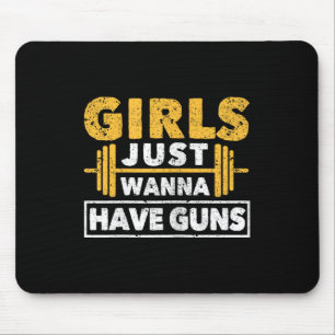 Tapis De Souris Entraînement Amusant Girl Gym Athlète Girls Just W
