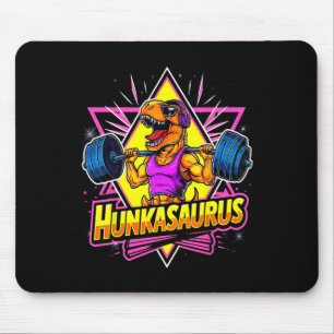 Tapis De Souris Entraînement Hunkasaurus Gym T-rex Powerlifting Bo