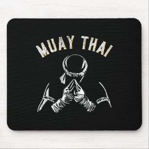 Tapis De Souris Entraînement Vintage Muay Thai Mma Kickboxing