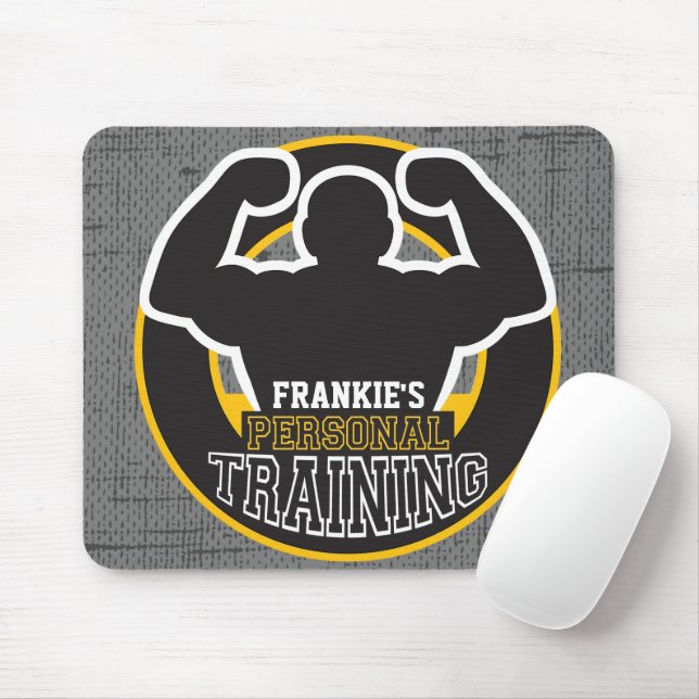 Tapis De Souris Entraîneur du GYM Power Training Fitness Custom (Avec souris)