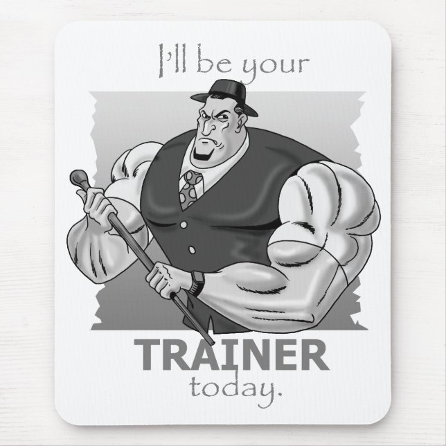 Tapis De Souris Entraîneur personnel Mousepad de Gangsta (Devant)