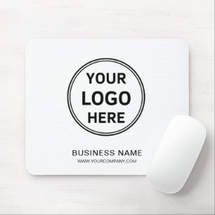 Tapis De Souris Entreprise Corporate Logo Personnalisé Blanc Moder
