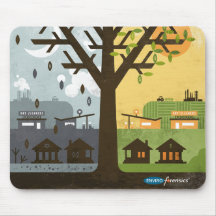 EnviroForensics Donnant Arbre Souris Pad