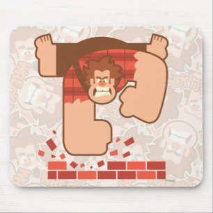 Tapis De Souris Epave-le Ralph Pounding Bricks
