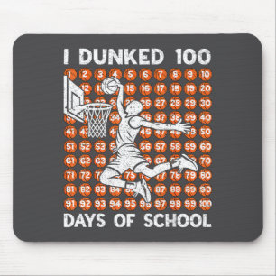 Tapis De Souris Epic 100 Basketball 100e Jours Dunked École 1