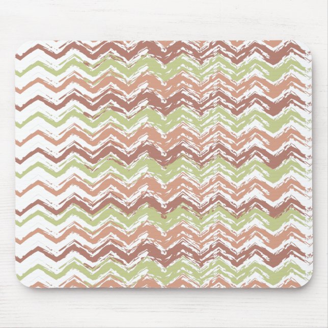 Tapis De Souris Épice de scribble Chevron ZigZag (Devant)