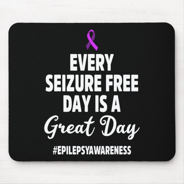Tapis De Souris Epilepsy Awareness Seizure Free Epileptic Warrior  (Devant)
