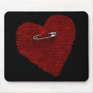 Tapis De Souris Épinglé Sur Le Coeur