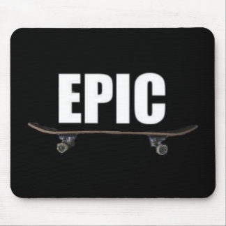 Tapis De Souris Épopée patinant - logo épique Mousepad de planche