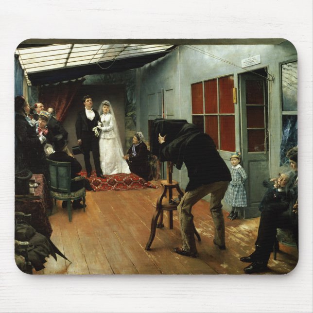 Tapis De Souris Épousant au photographe, 1878-9 (Devant)