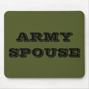 Tapis De Souris Épouse de l'armée de Mousepad