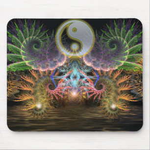 Tapis De Souris Equilibrio : Fractale YinYang Mousepad