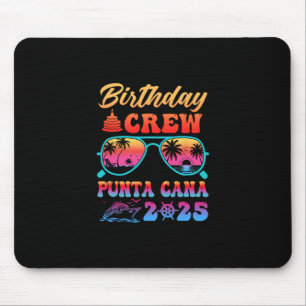 Tapis De Souris Équipage d'anniversaire de Punta Cana en croisière