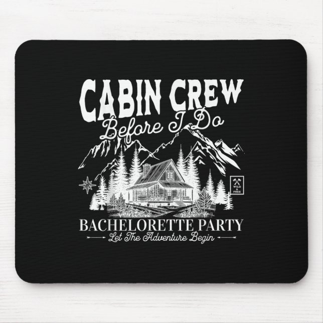 Tapis De Souris Équipage de cabine avant de faire le camp Bach EVJ (Devant)