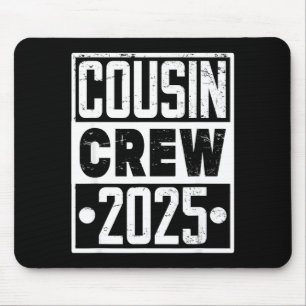 Tapis De Souris Équipage de cousins 2025 Design vintage assorti à