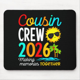 Tapis De Souris Équipage de cousins voyage en famille à la plage v