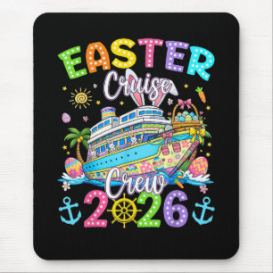 Tapis De Souris Équipage de croisière de Pâques 2026 Vacances fami
