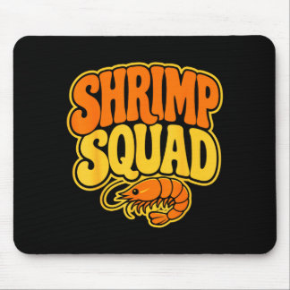 Tapis De Souris Équipage de pêche de crevettes pêcheur équipe de f