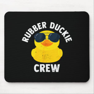 Tapis De Souris Équipage Funny Rubber Duck en caoutchouc